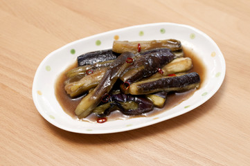 茄子甘辛醤油炒め