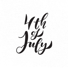 American Independence day 4 th july. Vector illustration. © Larisa