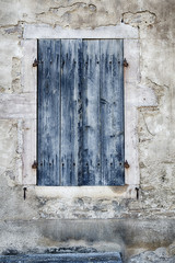 Weathered Blue Door