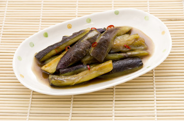茄子甘辛醤油炒め