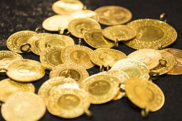 1/4 Turkish Gold coin necklace.