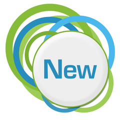 New Random Green Blue Rings 