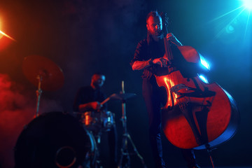 Jazz band performs at the club