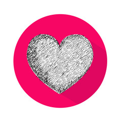 heart icon vector illustration
