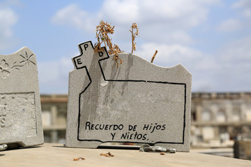 Grab auf einem Friedhof 