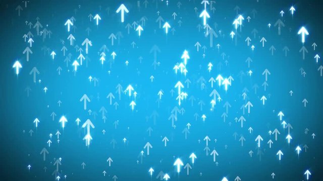 Arrows Technology background Clip/
Animation of arrows rising up for business success backgrounds