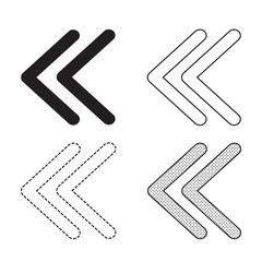 Obraz premium Arrow Icon vector