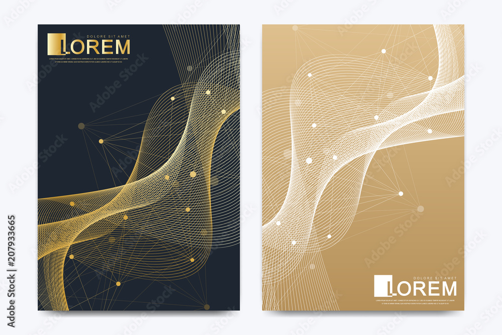 Poster modern vector template for brochure leaflet flyer cover banner catalog magazine or annual report in 