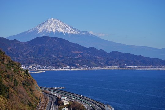 さった峠から見た富士山
