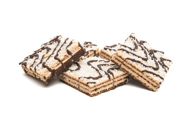 wafers coconut isolated