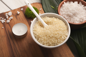 Natural cosmetics for home or salon spa treatment