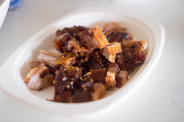 Deep fried pork belly (Crispy pork)