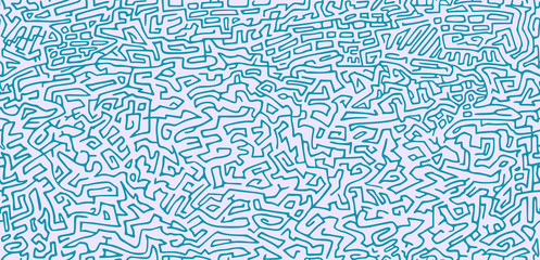 Seamless pattern with abstract pattern. Hieroglyphs in a disorderly arrangement.
Lines making up the labyrinth.