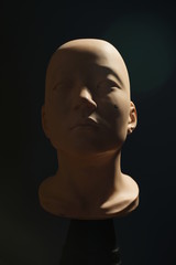 The study of lighting for eight direction by artificial source in photo studio.