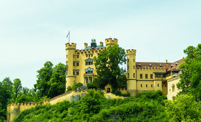 Fototapeta na wymiar Hohenschwangau Schloss Bayern