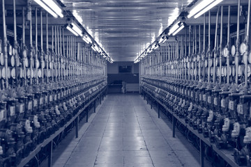 MOSCOW, RUSSIA - MAY 11, 2018: Measuring equipment of the Moscow Brake Factory
