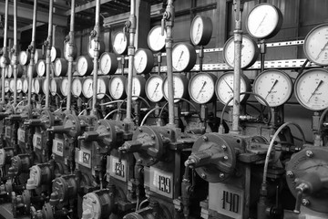 MOSCOW, RUSSIA - MAY 11, 2018: Measuring equipment of the Moscow Brake Factory
