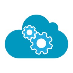 cloud logo. app icon. internet symbol. vector eps 08.
