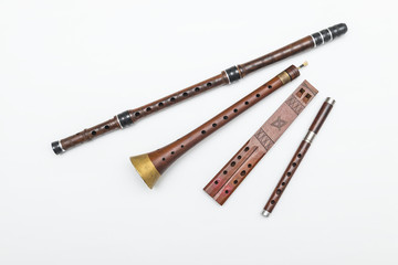 Traditional balkan woodwind musical instruments.