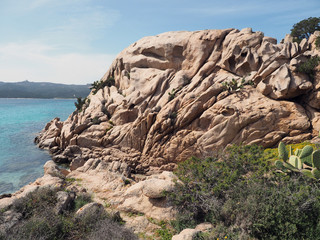 Spiagge di Capriccioli �?? Bucht und Strand an der auf der Insel Sardinien in Italien