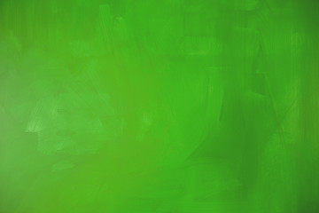 Green background, abstract paint texture wall, blank green color wall
