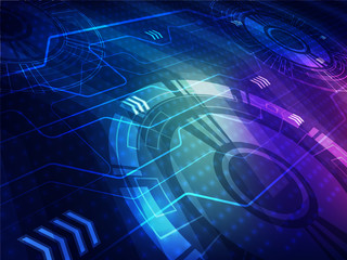 Abstract technology Background.