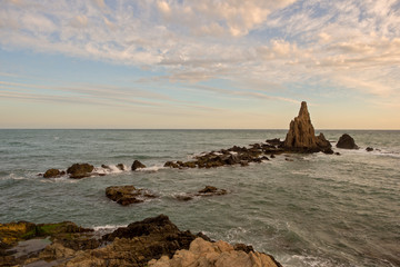 The reef of the cape sirens at sunset