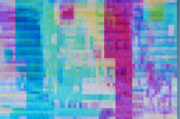 Pixel pattern of a digital glitch / Abstract background, pattern of a digital glitch.