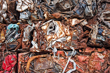 scrap metal waste