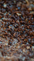 Macro Coffee Grounds