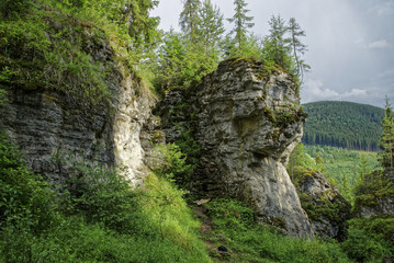Road trip true the wonderful nature and landscape of Romania