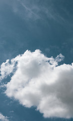 Blue sky background with clouds, background sky.