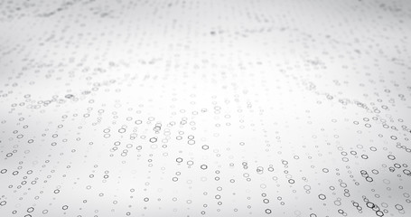 Abstract dot of Hexagonal structures technology and science style. Future background. 3d rendering.