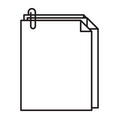 paper document isolated icon vector illustration design
