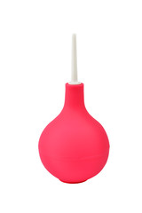 Rubber enema syringe