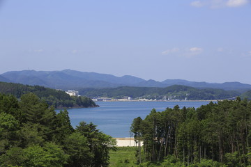The sea in Minamisanriku