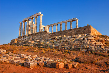  The Temple of the god Poseidon - Cape Sounion - Greece