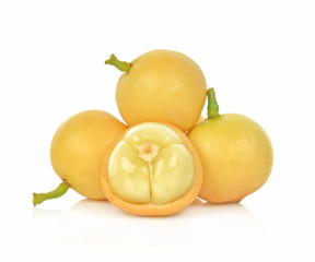 burmese grape,tropical fruit isolated on white background