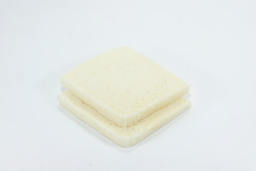 Bread cutting board  isolated on white background.