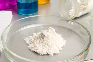 Chemical Laboratory and reagents .Illegal drug production in laboratories. The concept of drug...