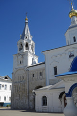 Fototapeta premium Holy Gate and Gate Church of Assumption in Bogolyubskii Monastery. Bogolyubovo. Vladimir oblast. Russia