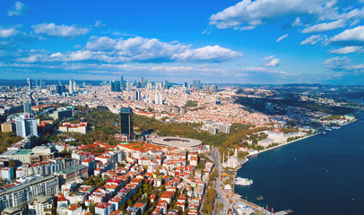Fototapeta premium Aerial view of Istanbul