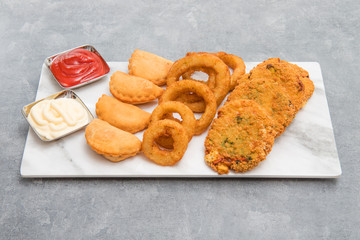fried mixed appetizers