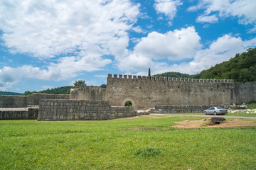 Fototapeta na wymiar Nokalakevi - fortress in the western part of Georgia