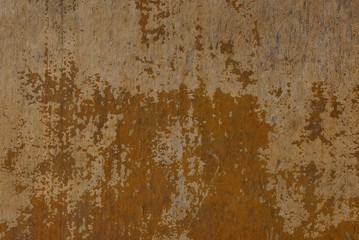 brown background of a metal wall fence