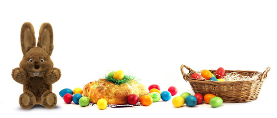 Easter bunny 3d rendering