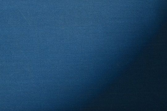 Closeup of blue textile texture for vintage background