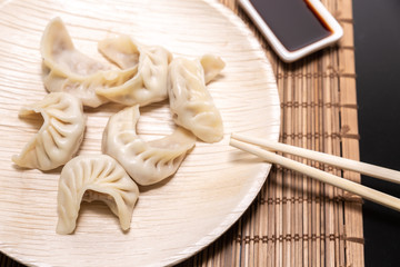 Steamed ravioli are a typical oriental food with many variations