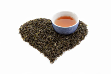 Tea cup in the tea heart 2