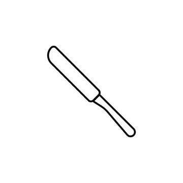 table-knife outline icon. Element of kitchen tools icon for mobile concept and web apps. Thin line table-knife outline icon can be used for web and mobile